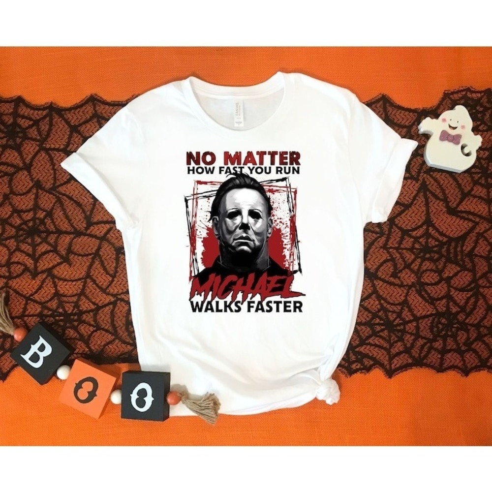 No Matter How Fast You Run Michael Walks Faster Shirt, Michael Butcher Tee